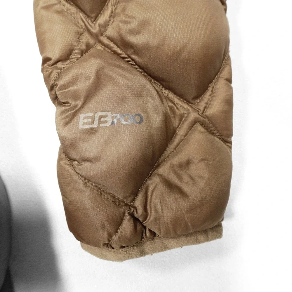 EDDIE‎ BAUER Women's Brown Bronze EB700 Quilt Goose Down Parka Winter Jacket